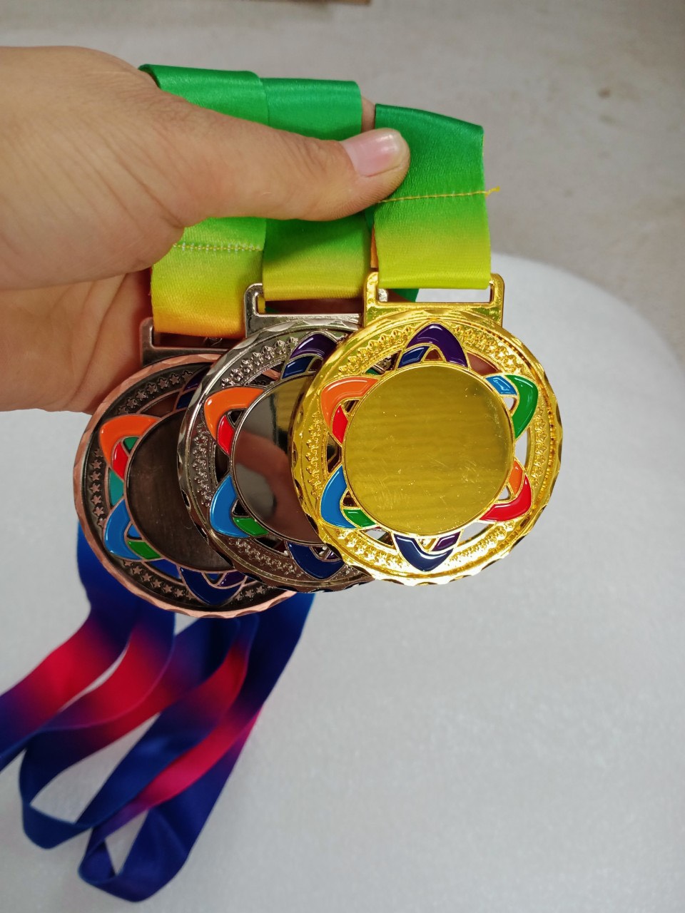Dây huy chương in logo cho giải thể thao